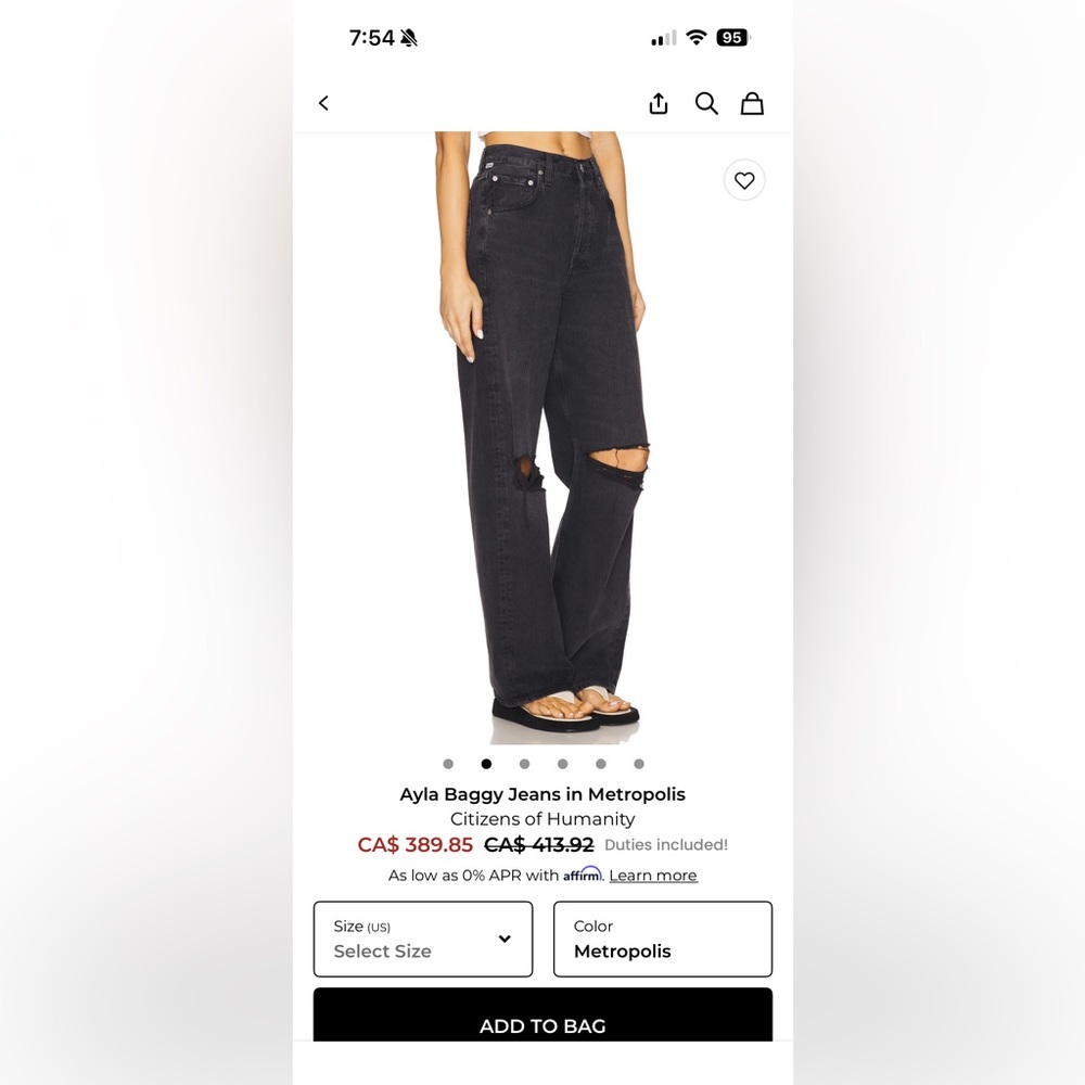 Citizens of humanity Ayla jeans